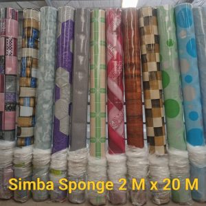 SEJ ^ SIMBA SPONGE 2 M ' KARPET PLASTIK LANTAI